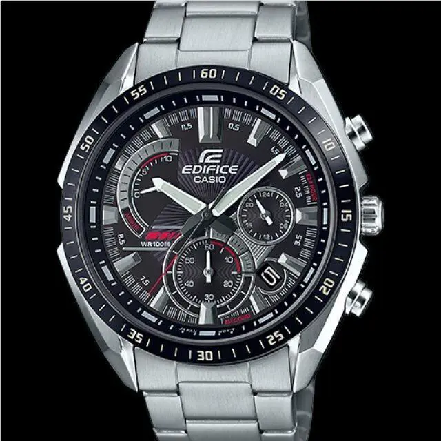 Casio Men`s Edifice EFR570DB-1AV Chrono Stainless Steel Watch
