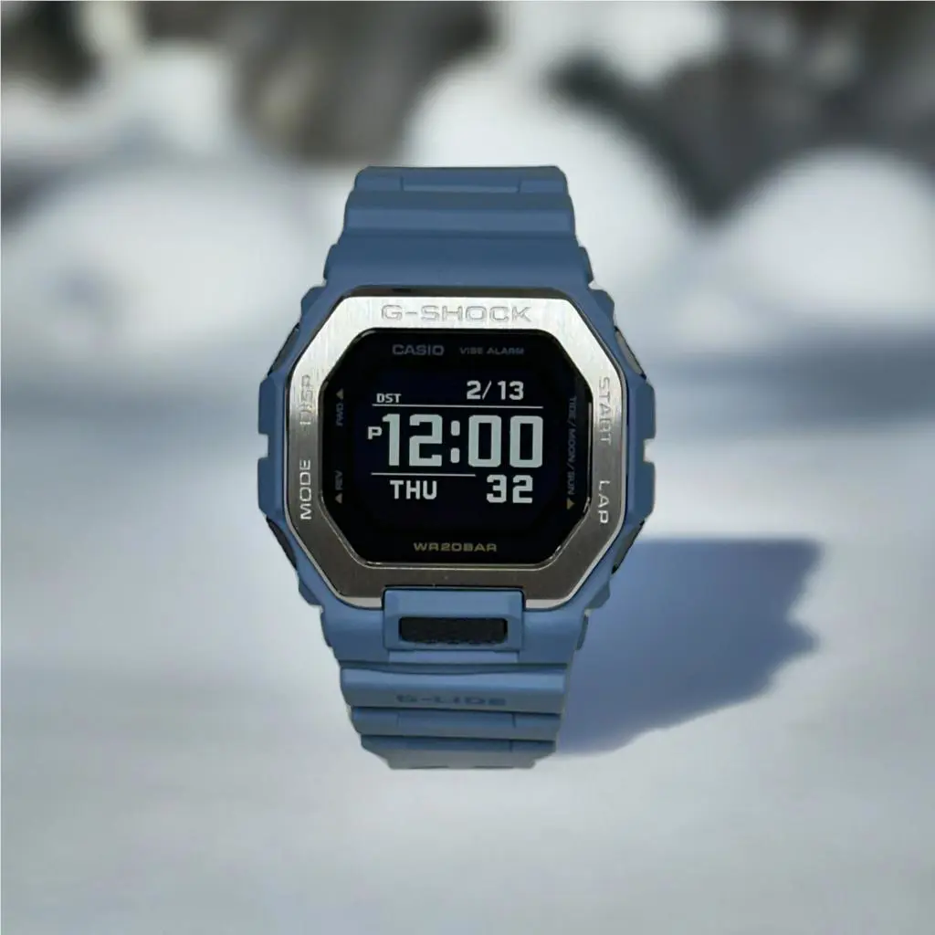 G-shock GBX100-2A Blue Digital G-lide Bluetooth Watch by Casio