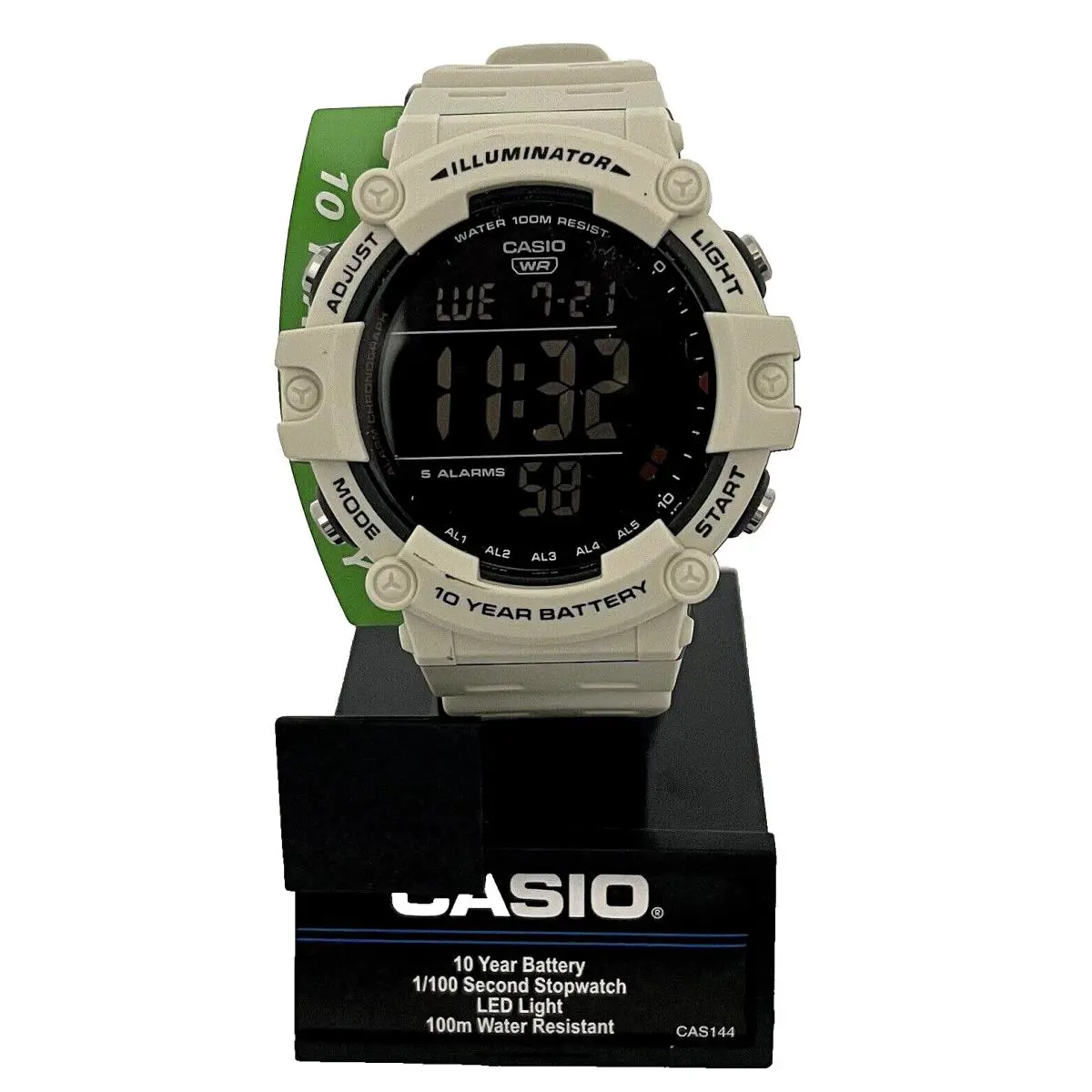 Casio Men`s White Sport Digital Watch AE1500WH-8B2V
