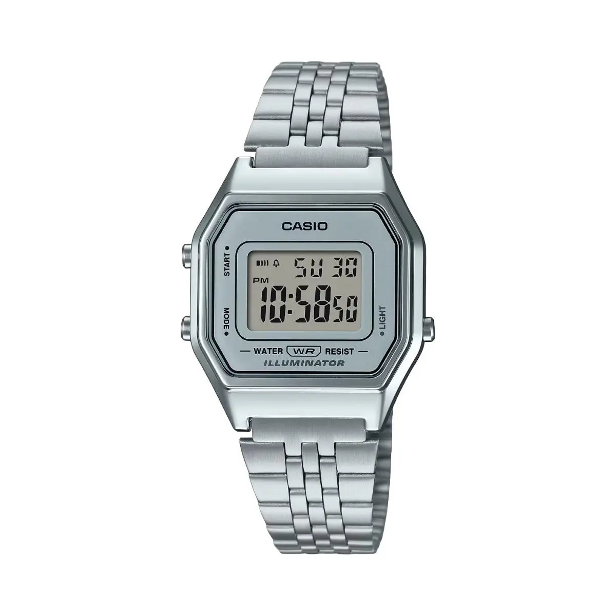 Casio Ladies Classic Digital Quartz Stainless Steel Watch - LA680WA-7DF