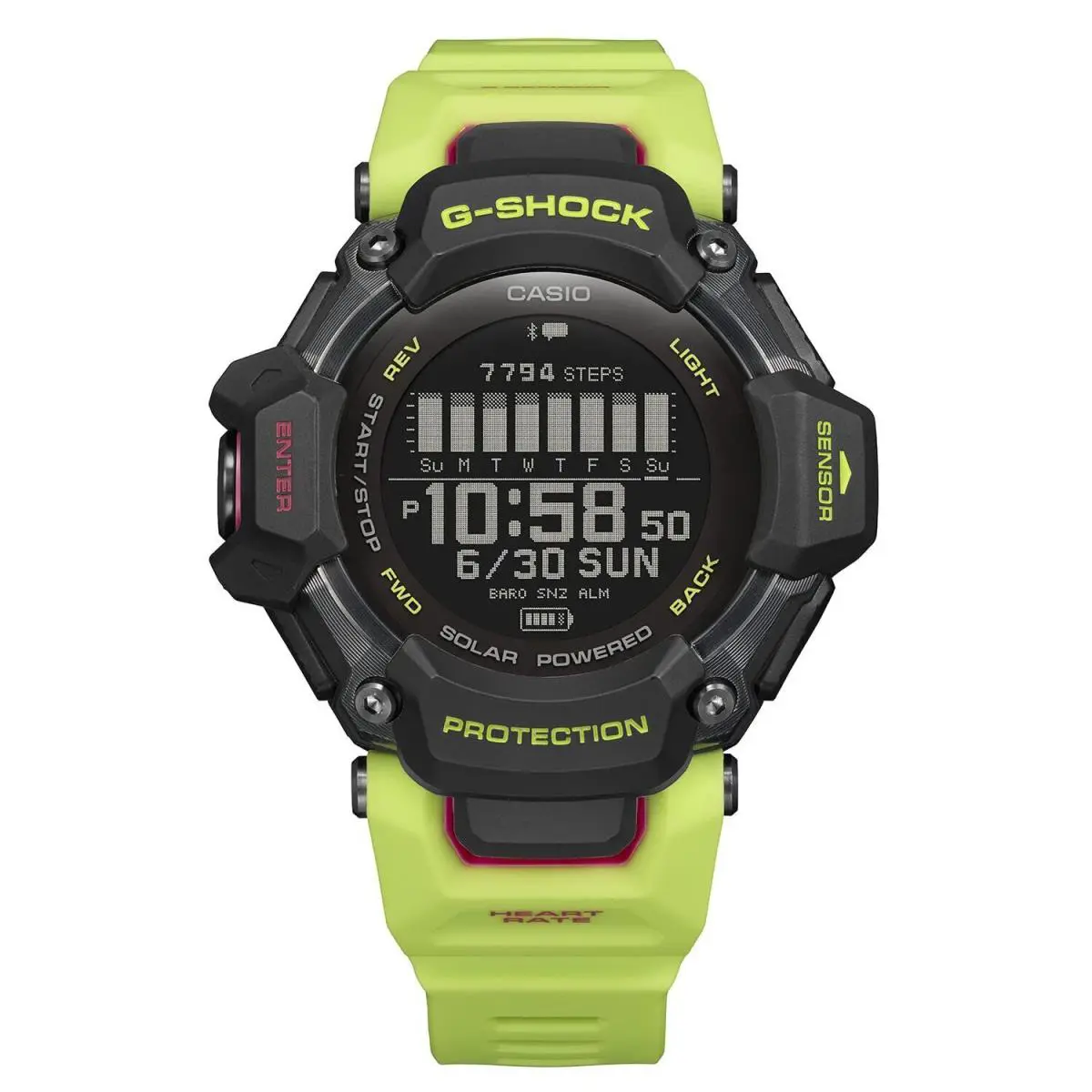 Men`s G-shock Move GBD-H2000 Series Multisport Run Bike Swim by Casio
