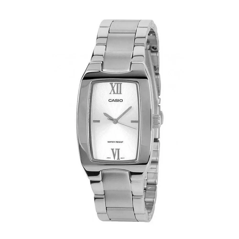 Casio MTP-1165A-7C2 Enticer White Dial Silver-tone Stainless Steel Men`s Watch