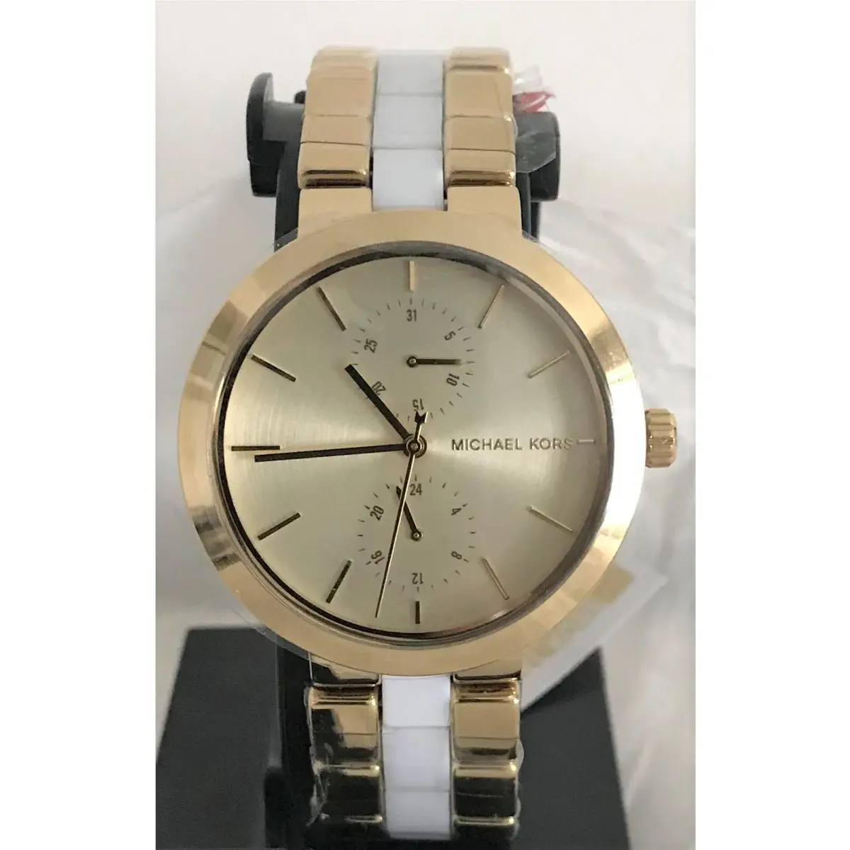 Michael Kors Garner Gold Tone Dial Ladies Watch MK6472