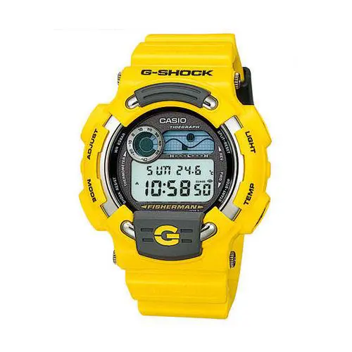 Mint Rare `98  G-shock Fisherman Men IN Yellow DW8600YJ9T Watch by Casio