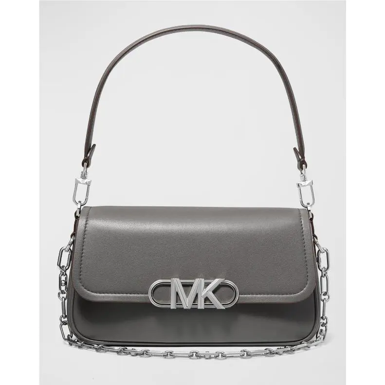 Kors Parker Convertible Pouchette Shoulder Bag Gray 220037