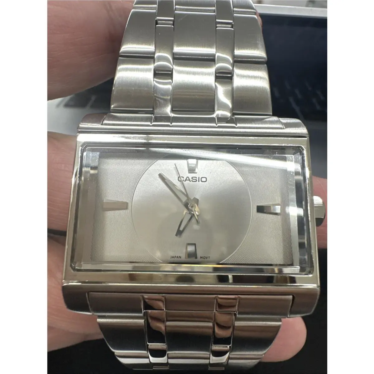 Men’s Casio MTF-112D-7C Stainless Steel Band Wrist Watch