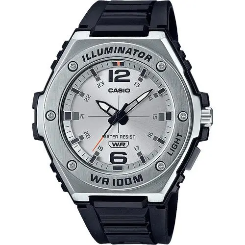 Casio MWA100H-7AV Men`s Black Resin Band 100 Meter WR Illuminator