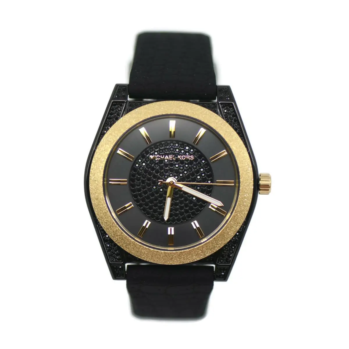 Michael Kors Channing Two Tone Stainless Steel Watch MK6703 - Dial: Black