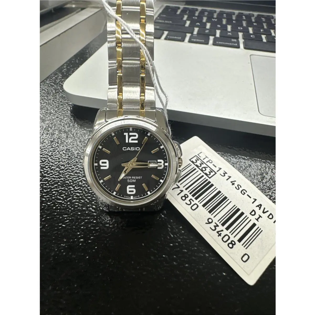 Casio Ladies LTP-1314SG-1A Ttone Stainless Steel Watch
