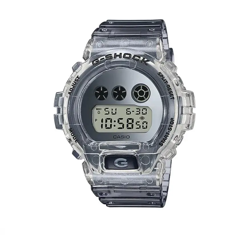 G-shock Semi Transparent Digital Resin Men`s Watch INT-DW-6900SK-1DR by Casio