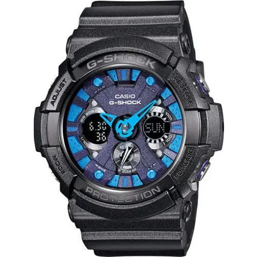 Men`s G-shock Men`s GA200SH-2A Sports Watch Black by Casio