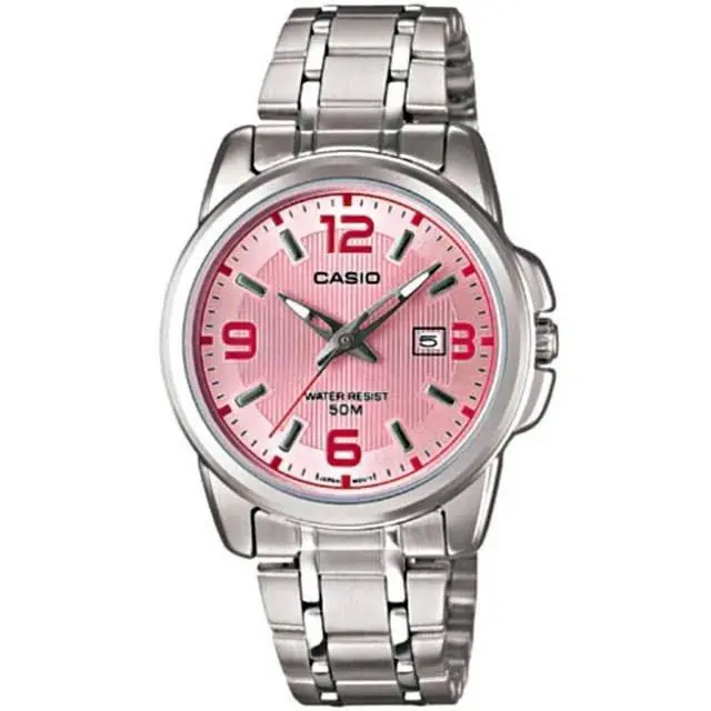 LTP-1314D-5A Silver Stainless Steel Strap Watch For Women by Casio