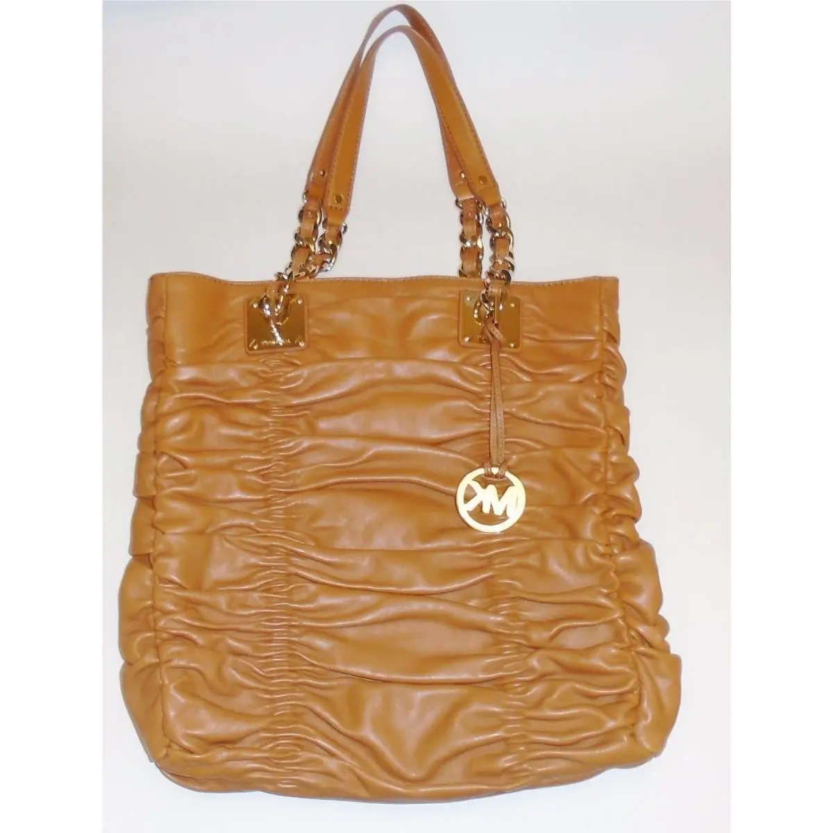 Luggage Brown Cognac Leather Webster Tote Bag PURSE-MSRP$398 by Michael Kors