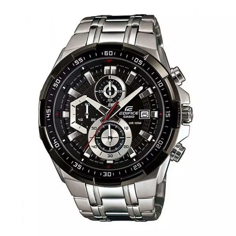 Edifice EFR-539D-1AVUDF Men`s Watch Black Dial Stainless Steel by Casio