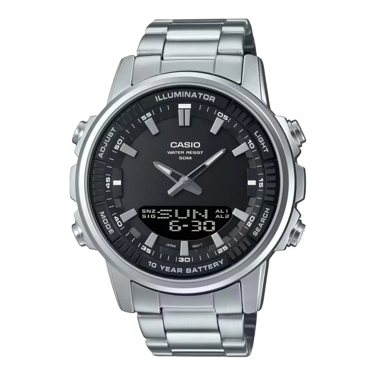 AMW-880D-1A Men`s Watch Sporty Multi-function Analog-digital Display by Casio
