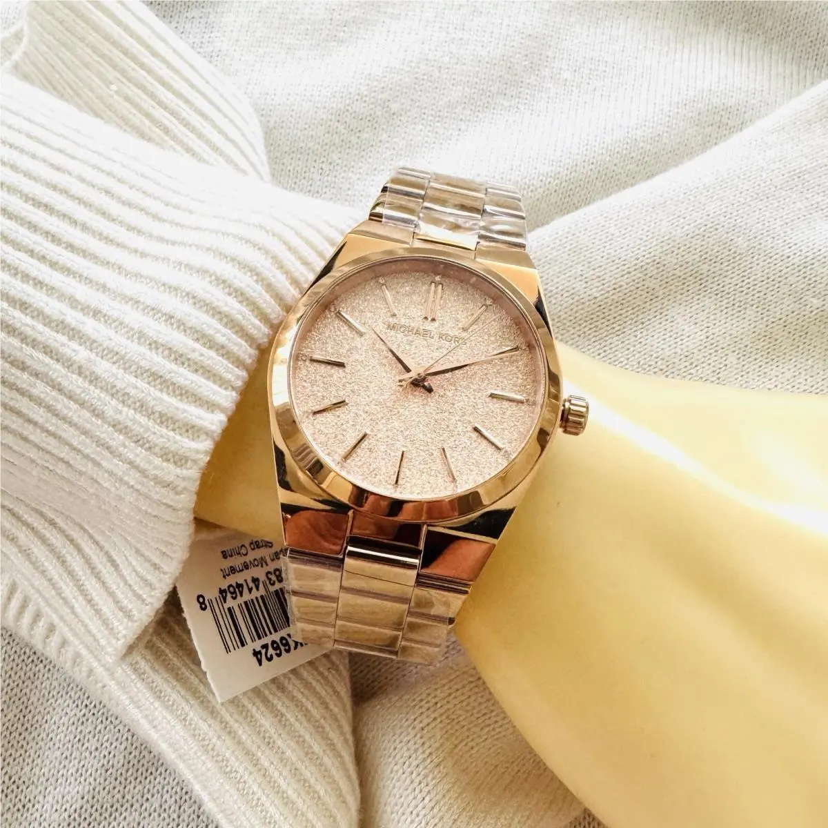 Channing Rose Gold Stainless Steel Quartz Watch MK6624 by Michael Kors