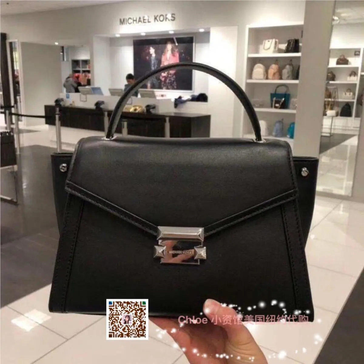 Michael Kors Women`s Black Whitney Medium Handbag