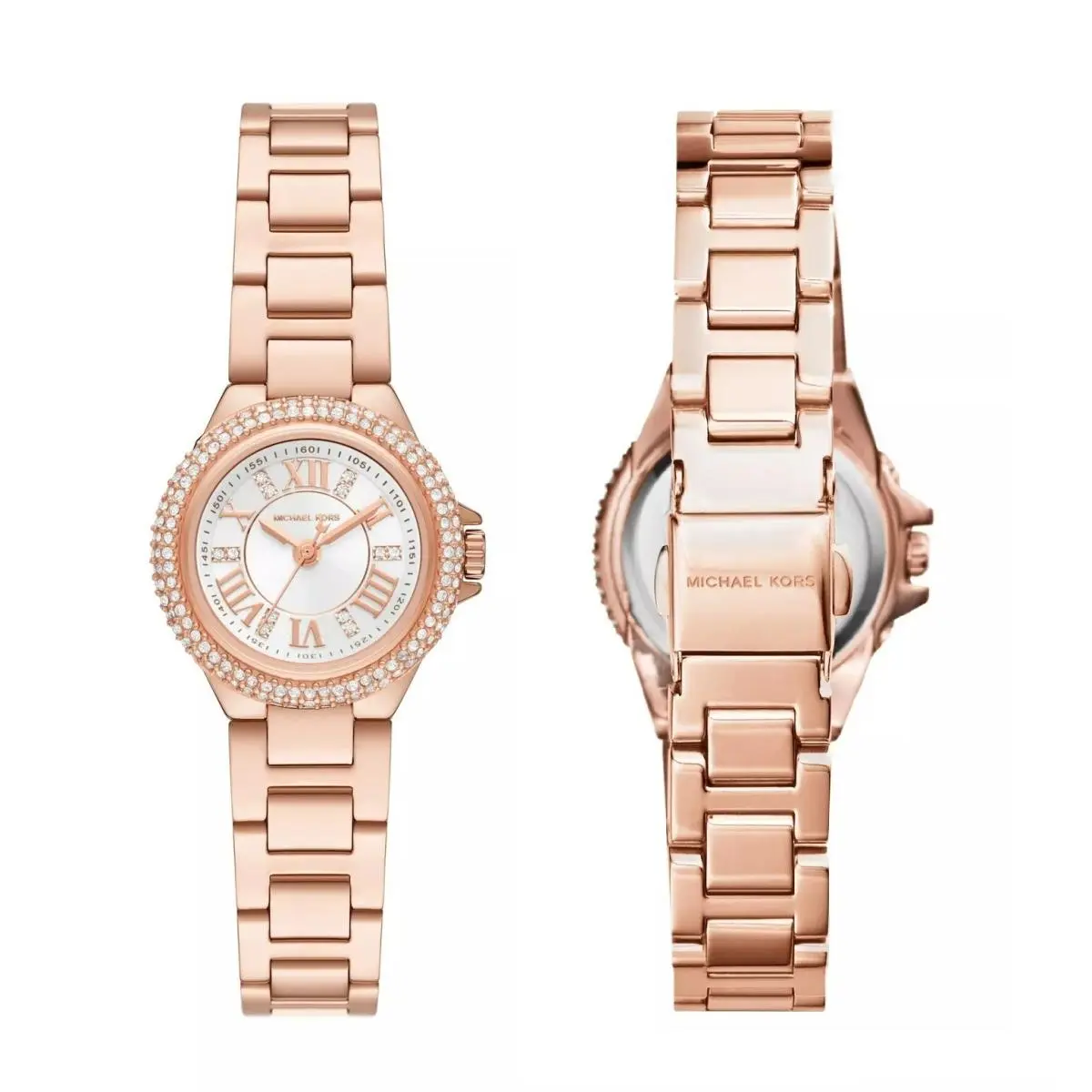 Camille MK3253 Rose Gold Stainless Steel Round Analog Wristwatch by Michael Kors