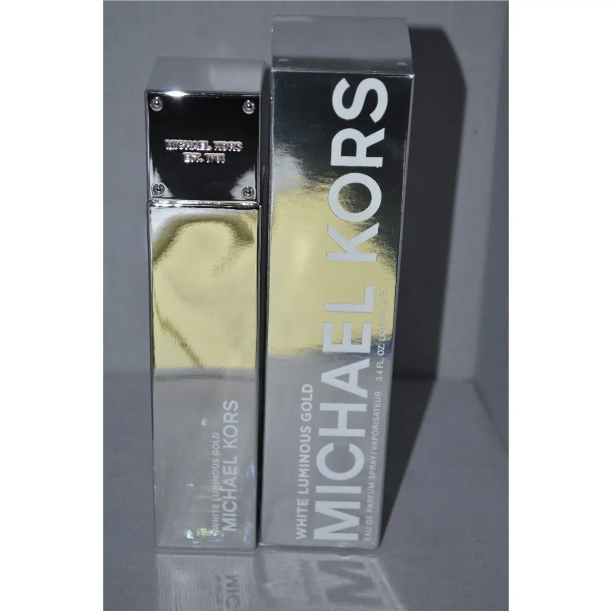 Michael Kors White Luminous Gold Eau De Parfum Spray 3.4oz Boxed