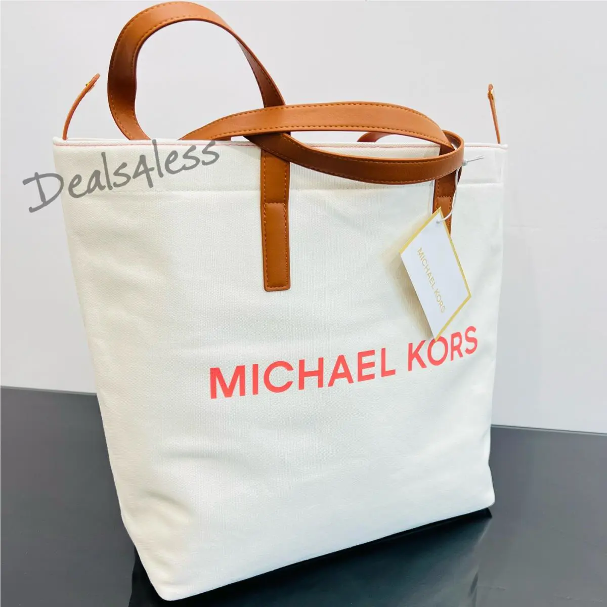 Michael Kors Tote Bag Purse Handbag Carry On Shoulder Bag Logo Straps