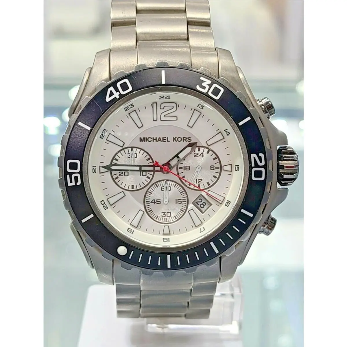Michael Kors Drake Titanium Chronograph 8230 Watch
