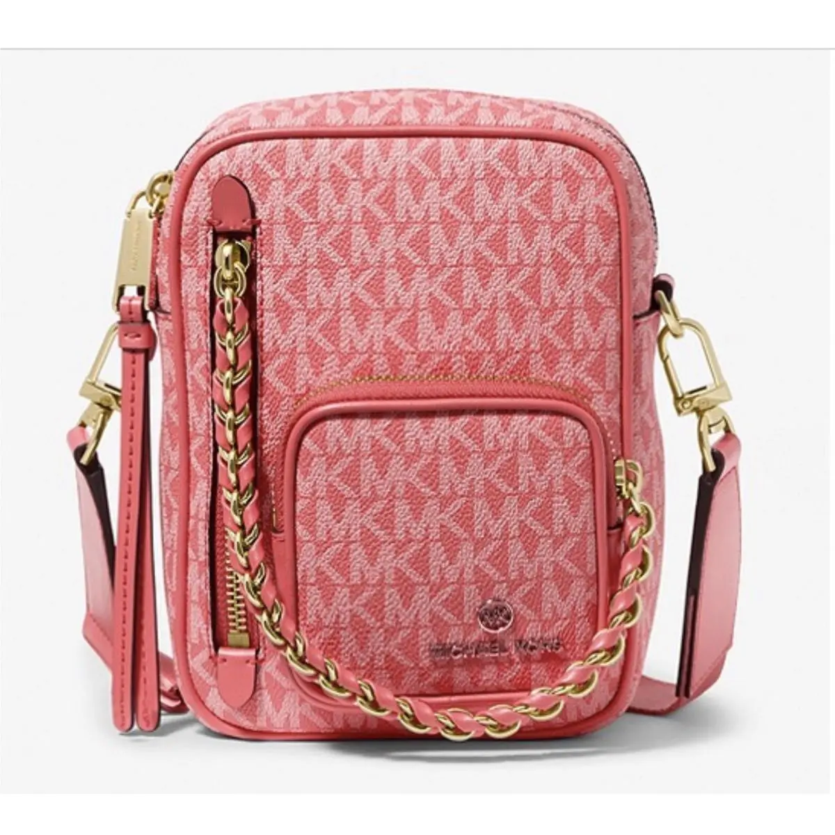 Michael Kors Elliot Small Logo Crossbody Bag Dahlia
