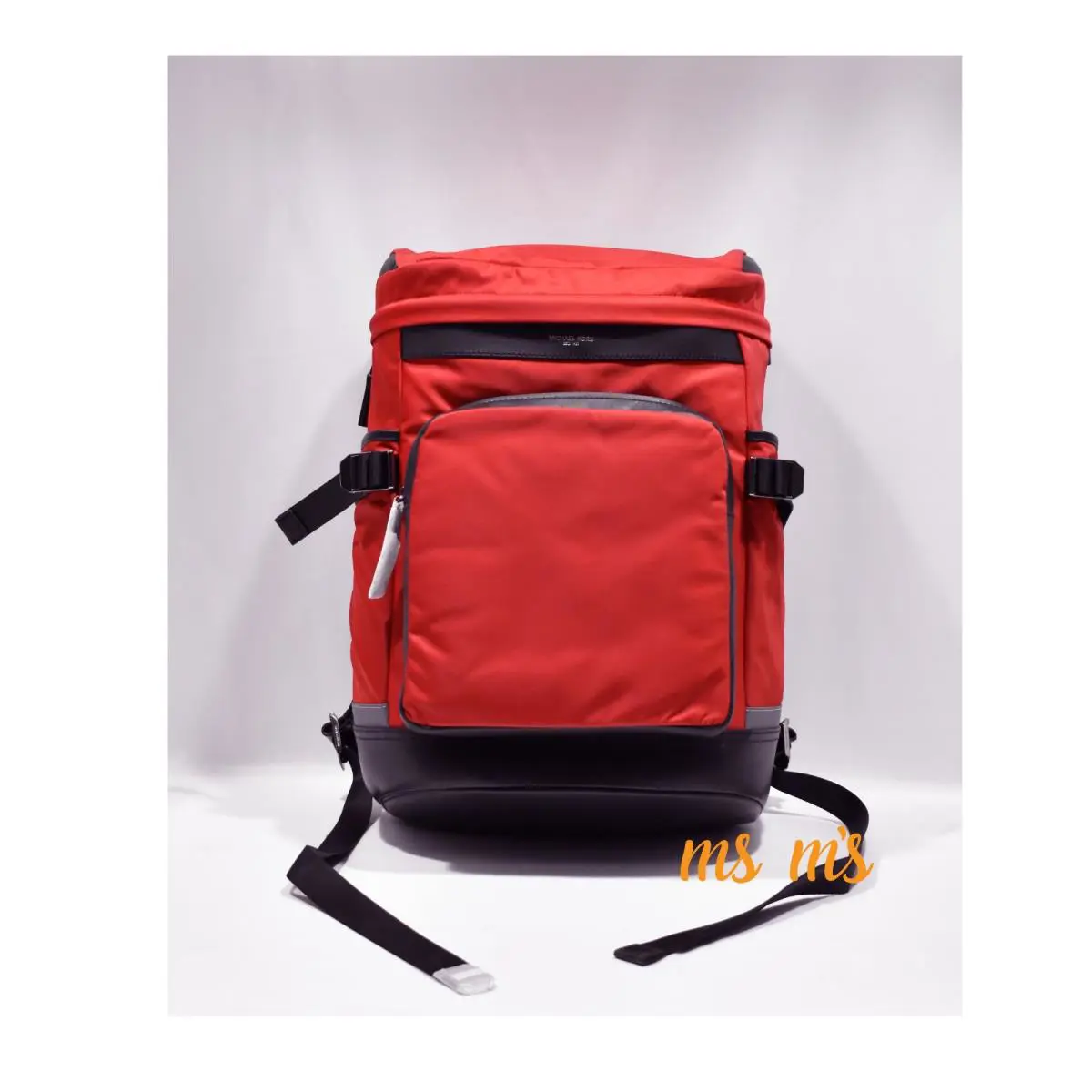 Michael Kors Men`s Kent Cycling Backpack Crimson 33S7LKNB6C