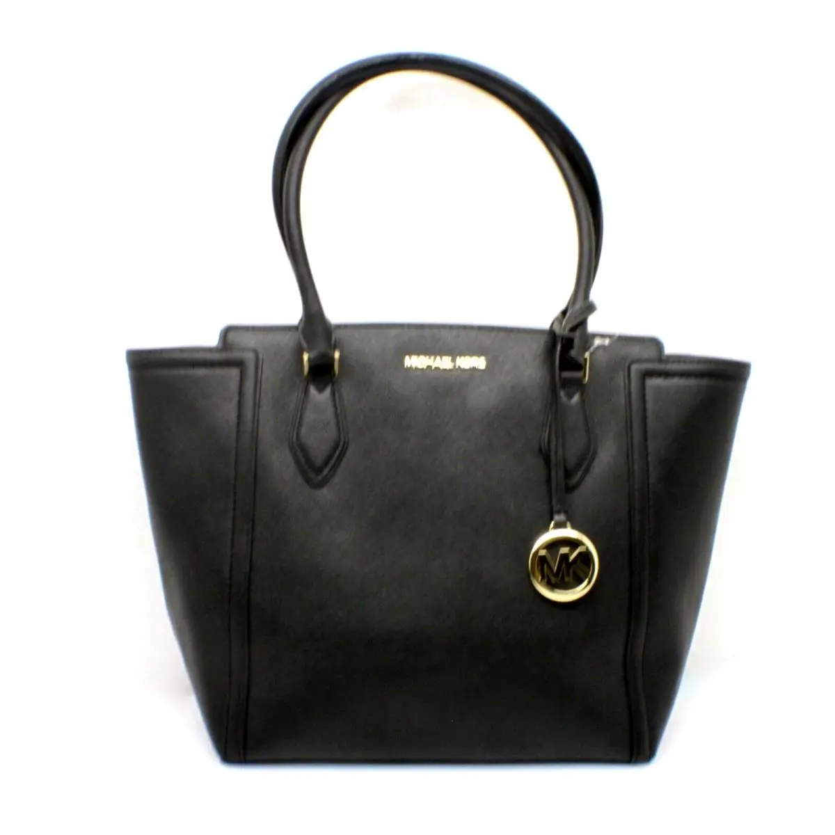Michael Kors Ayden Black Leather Shoulder Handbag