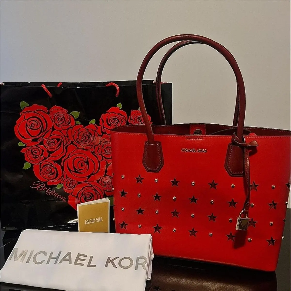Limited Edition 2019 Red Mercer Tote by Michael Kors