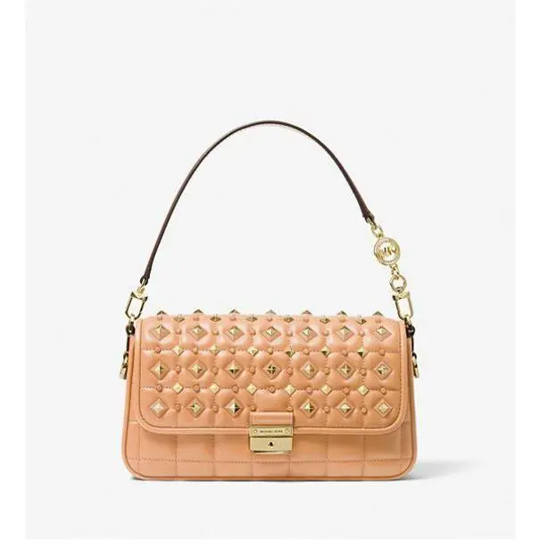 Michael Kors Bradshaw Small Studded Convertible Shoulder Bag