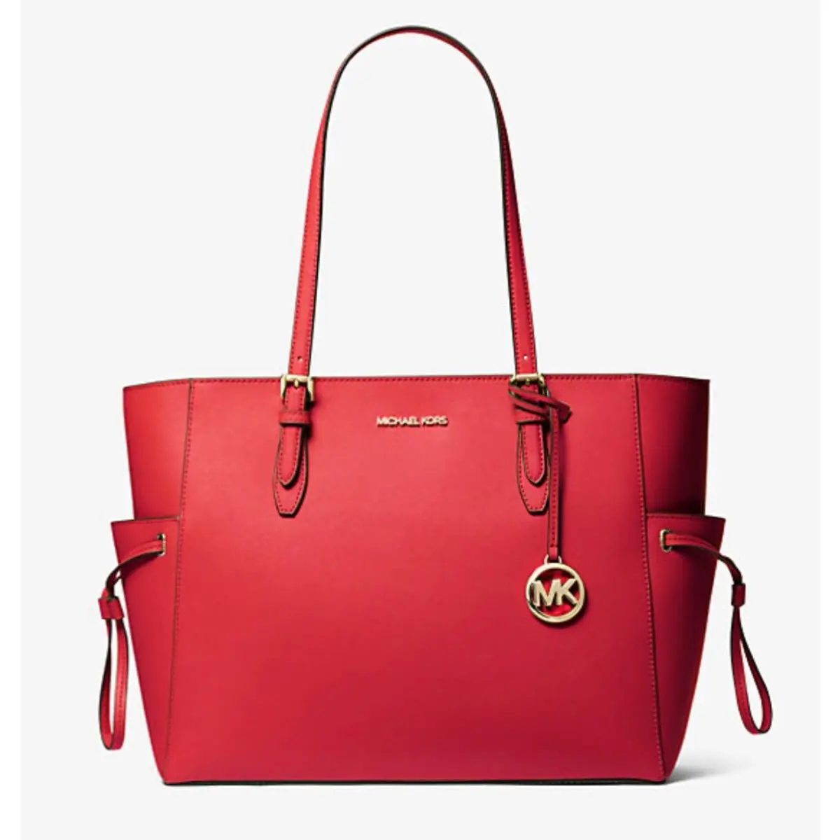 Michael Kors Most Popular Red Gilly Large Saffiano Leather Tote Bag