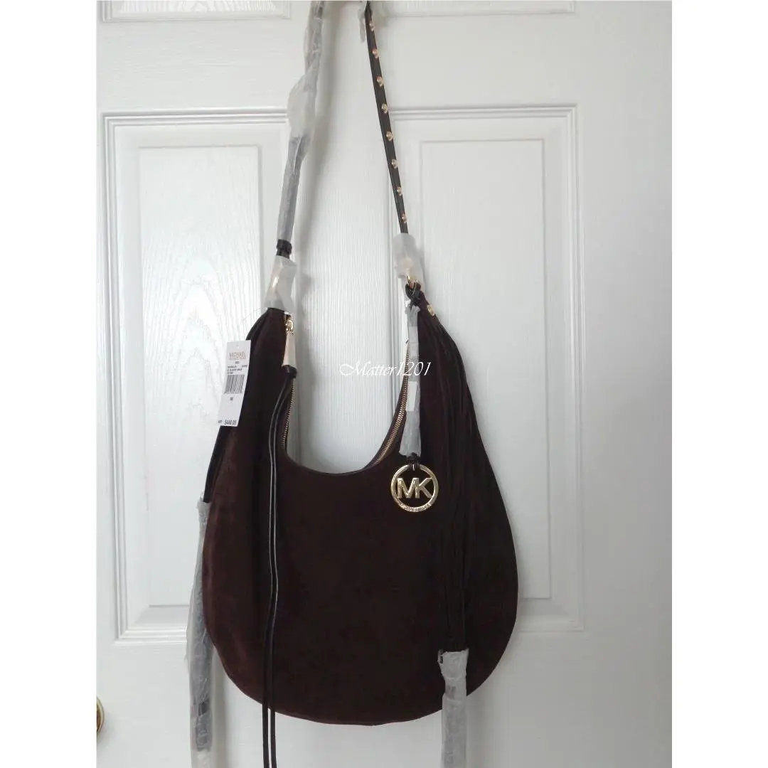 Michael Kors Rhea Large Slouchy Shoulder Bag Coffee