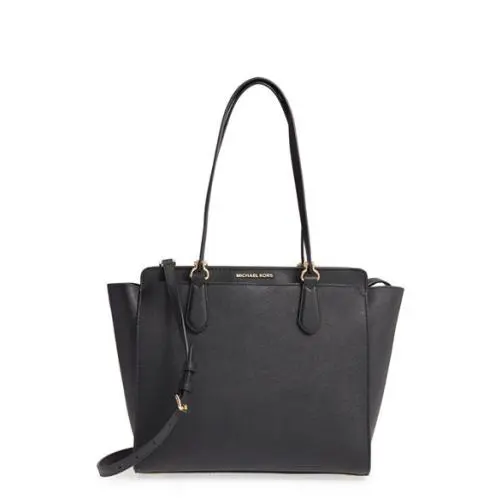Michael Kors Dee Dee Large Convertible Tote Color- Black