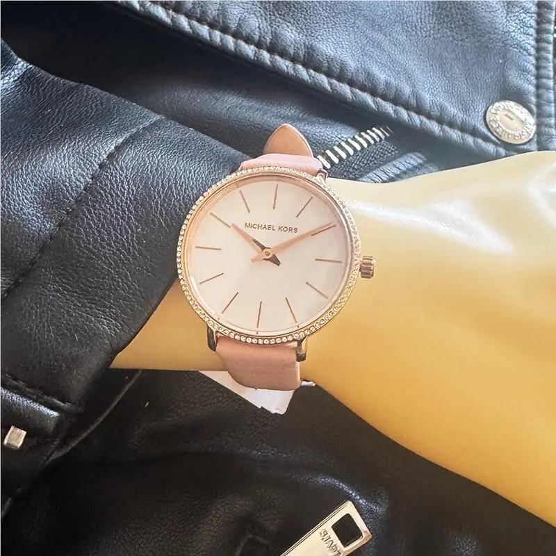Michael Kors Pyper Quartz Crystal White Dial Ladies Watch MK2803