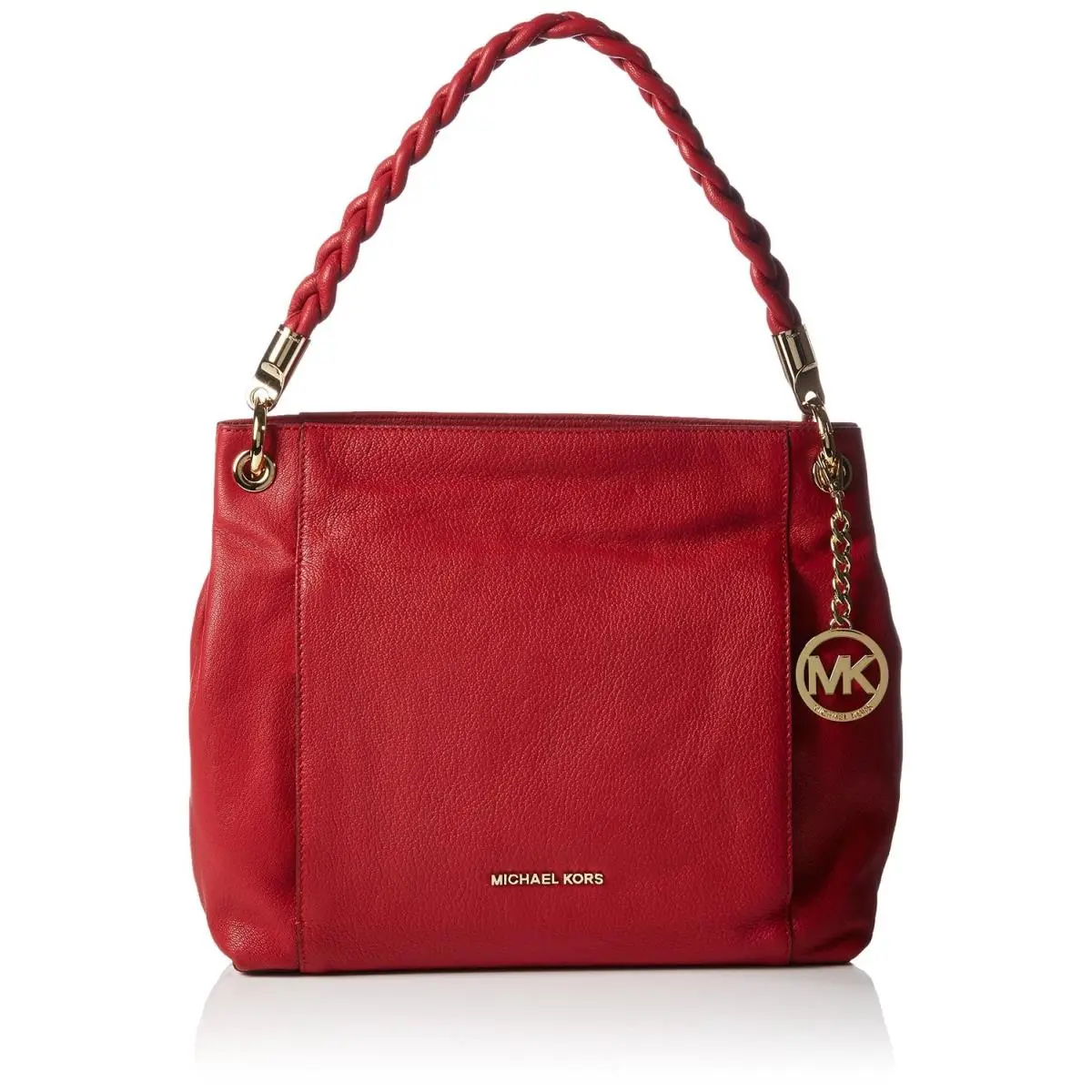 Michael Kors Naomi Large Shoulder Bag Chili Red / Gold 30T5GBYL3L-613