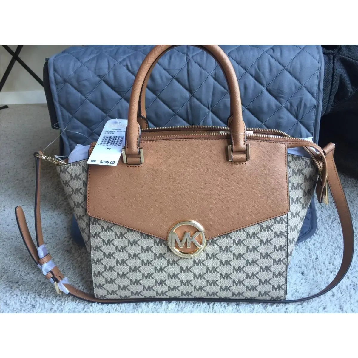 Michael Kors Signature Saffiano Leather Satchel