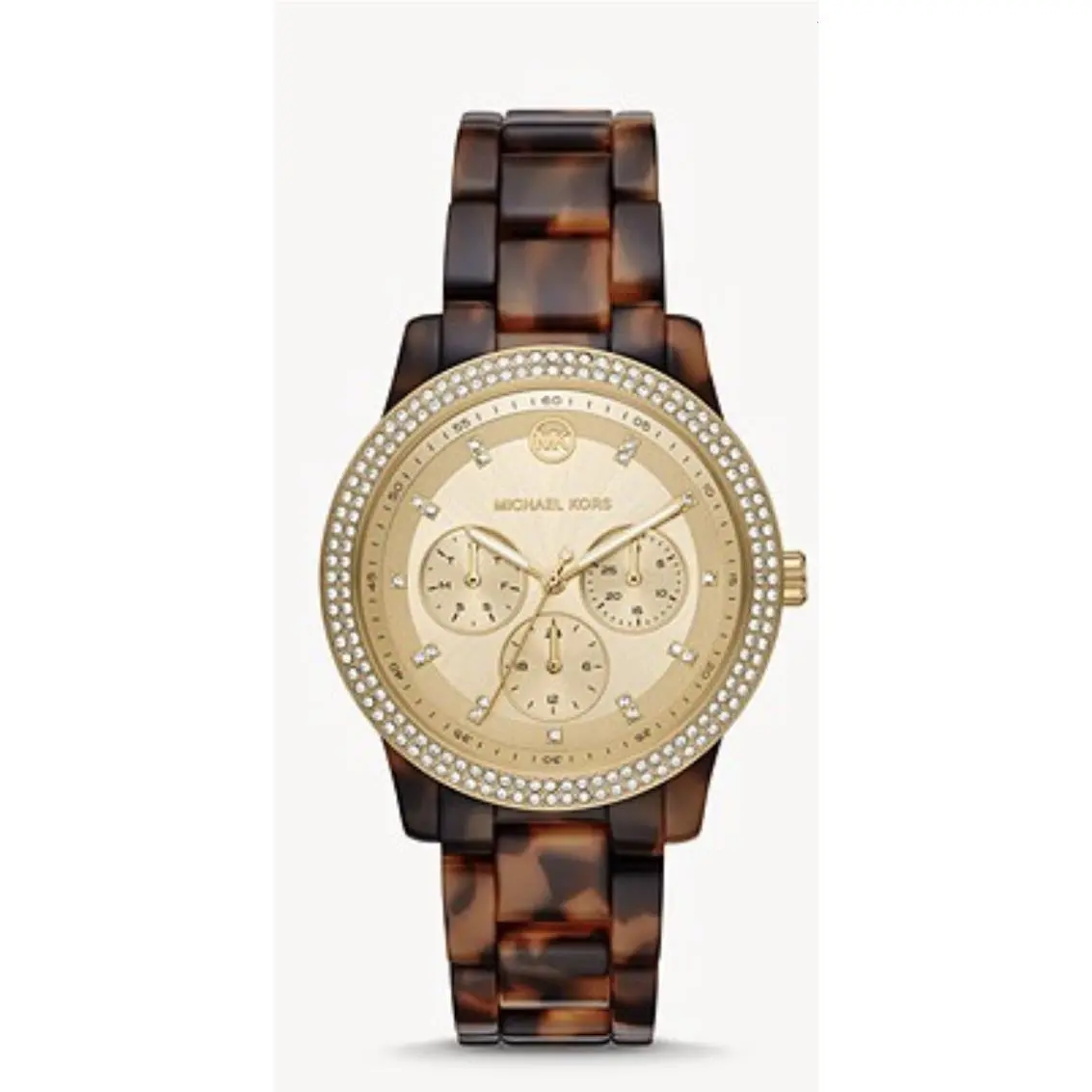 Tibby Multifunction Tortoise Acetate Watch MK6816 by Michael Kors