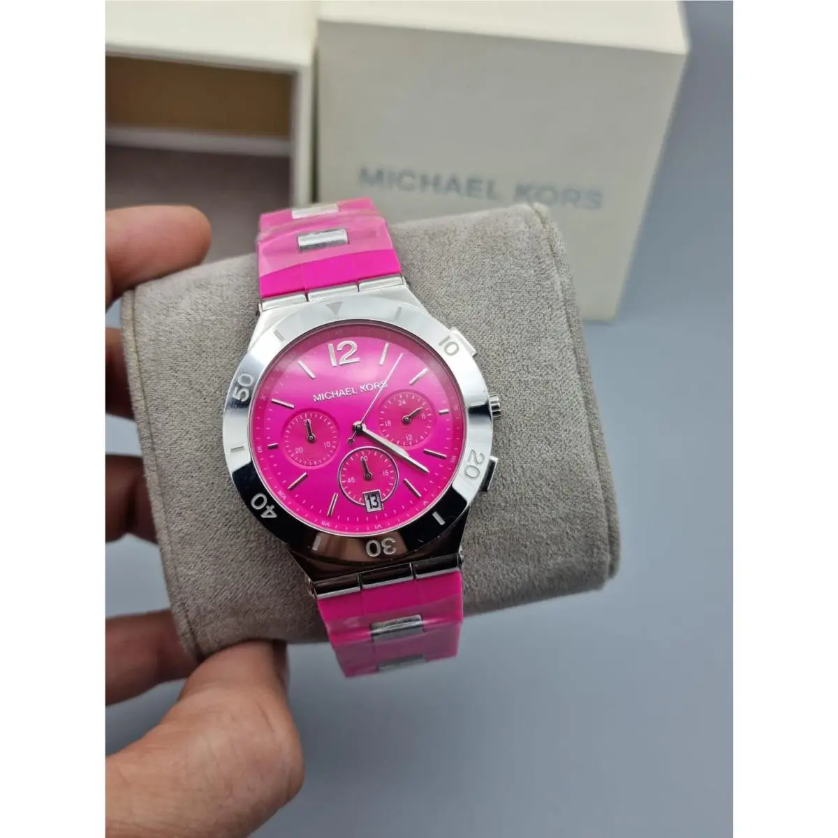 Michael Kors Wyatt Pink Dial Quartz Ladies Watch MK6170