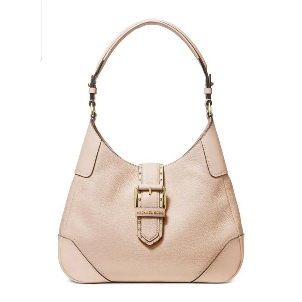 Michael Kors Lillian Shoulder Bag Soft Pink Gold Details 1056