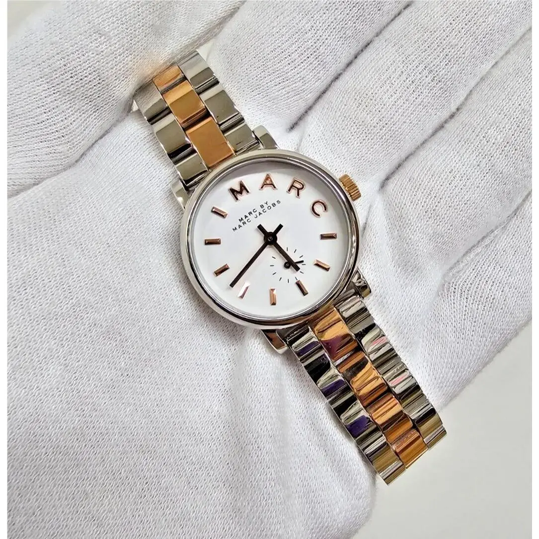 Baker Quartz 28MM Two-tone Women`s Watch MBM3331 by Michael Kors