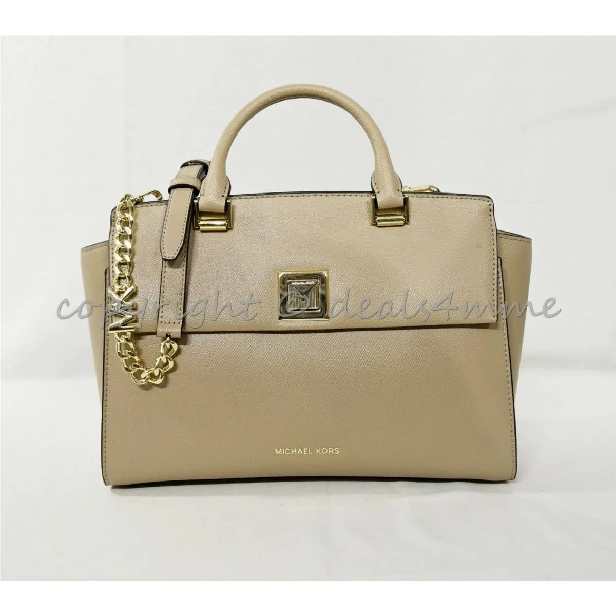 Michael Kors 30S9LYLS2L Sylvia Medium Top Zip Leather Satchel/shoulder Bag