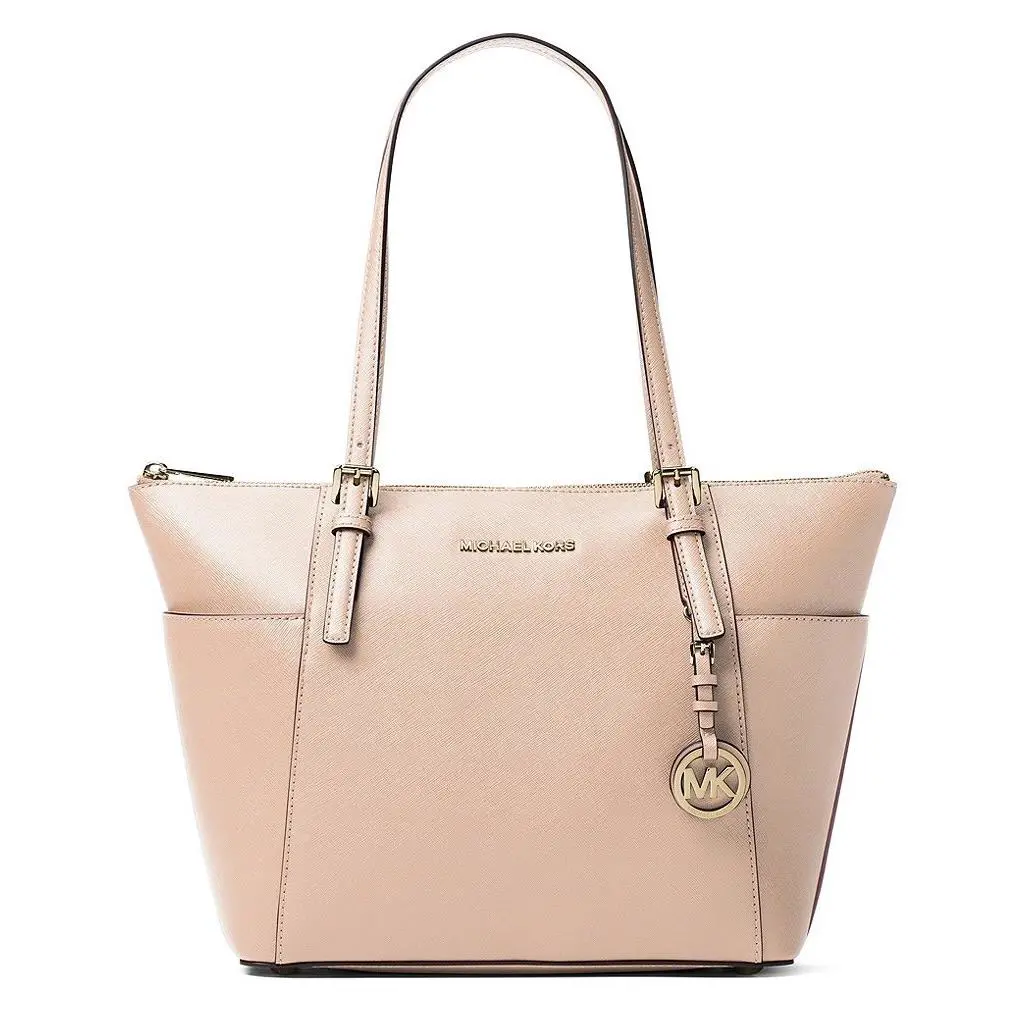 Michael Kors EW TZ Tote Oyster Color Leather/gold Hardwarer