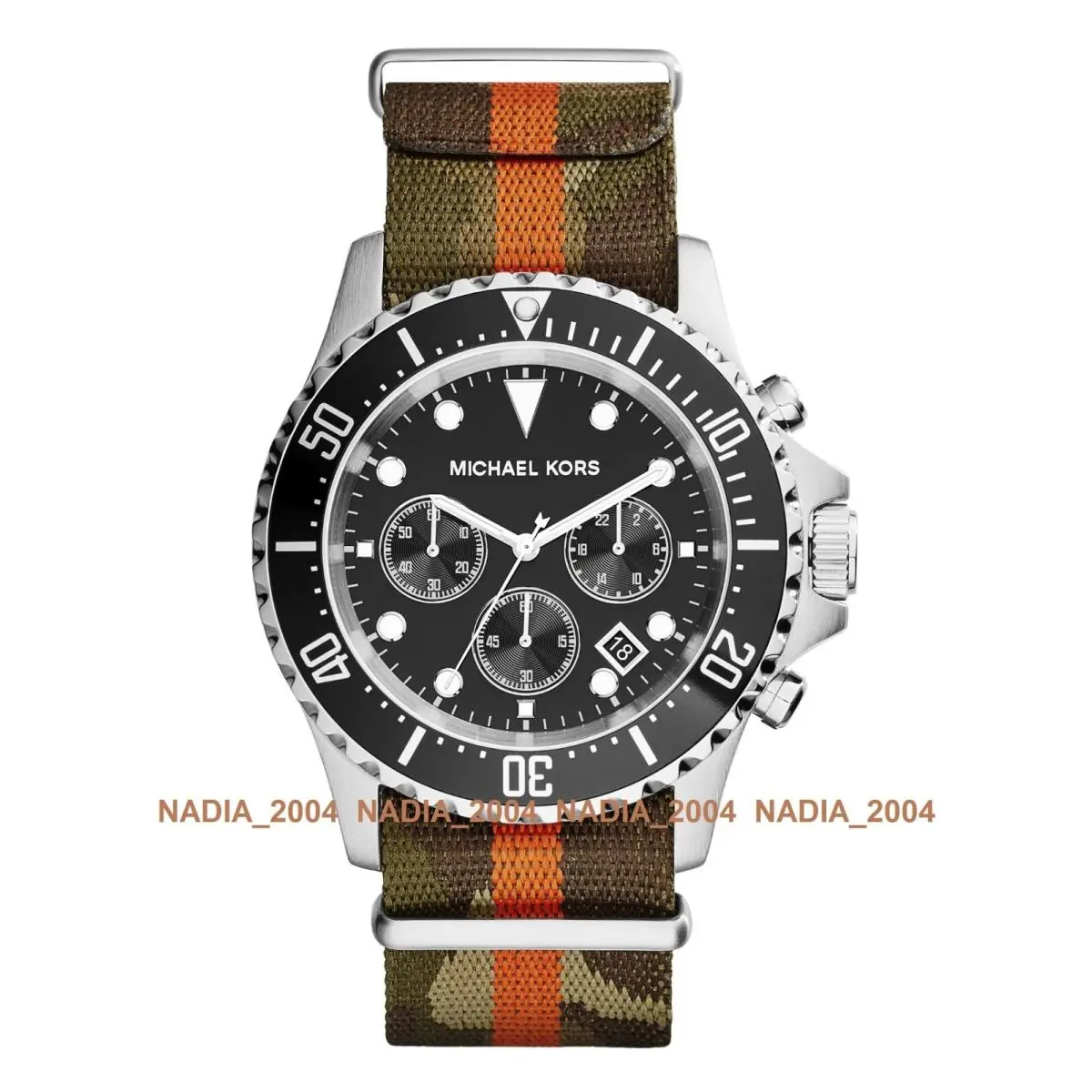 Michael Kors MK8399 Everest Chronograph Watch and MK Case