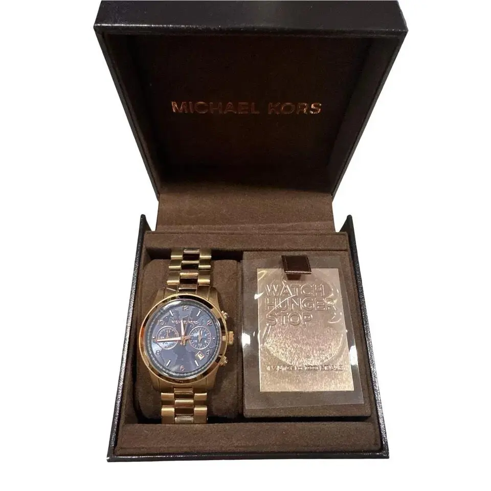 Michael Kors “hunger Stop 100 Series” All Stainless Steel MK5972 - Unisex