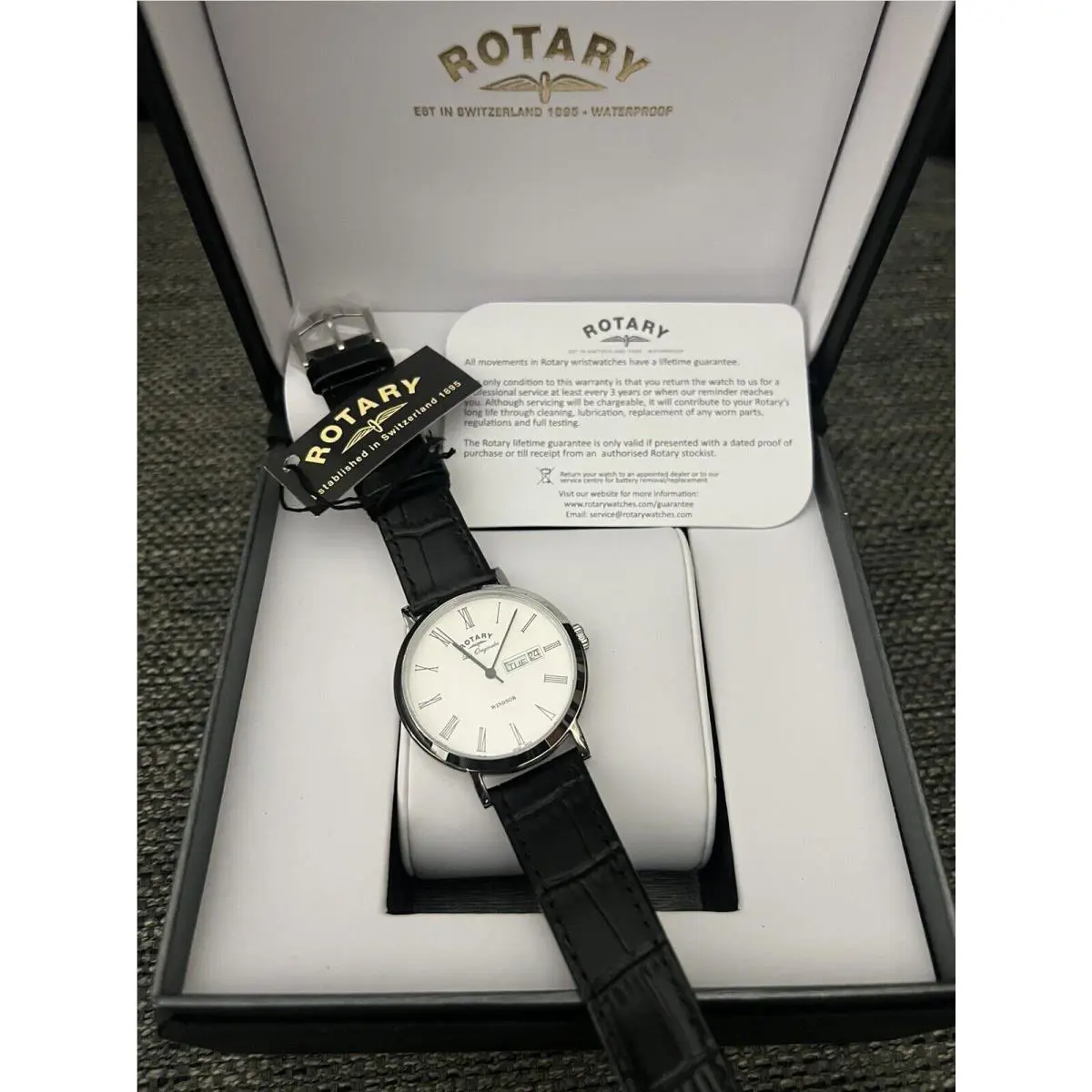 Watch Windsor GS90153/01 Silver Dial by Rotary