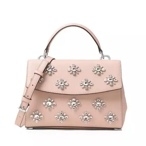 Kors Ava Small Jewel Top Handle Satchel - Ballet Ret