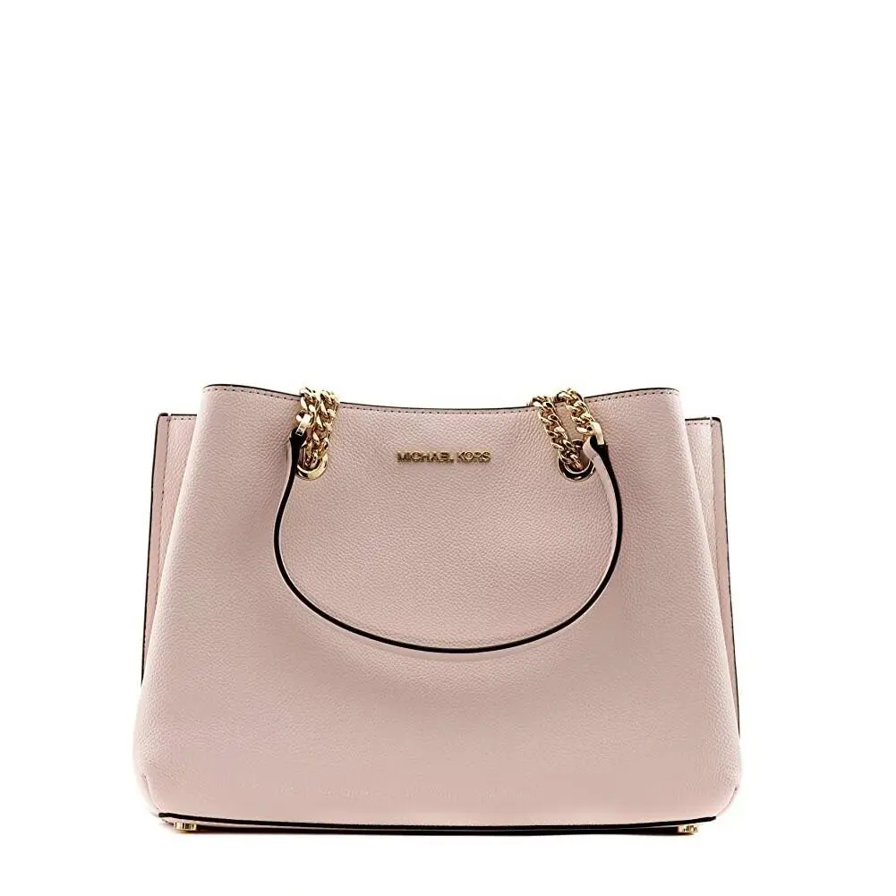 Michael Kors Women`s Teagen Large Long Drop Satchel Powder Blush