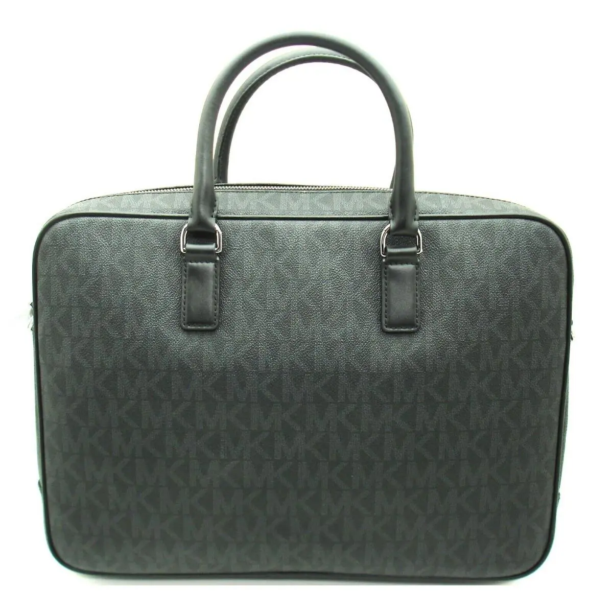 Michael Kors Jet Set Men Large Briefcase Laptop Signature MK Black