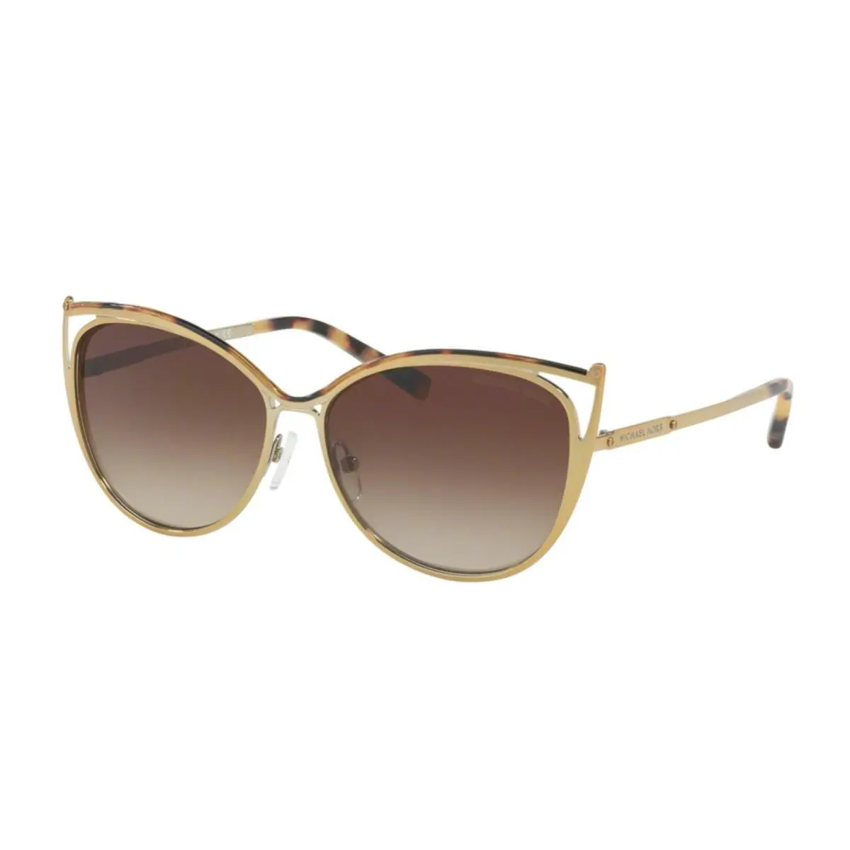 Michael Kors Sunglasses Ina MK 1020 116313 Tokyo Tortoise Gold Tone W/smoke Fade - Frame: Tokyo Tortoise / Gold Tone, Lens: Smoke Gradient