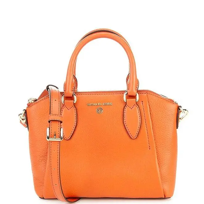 Michael Kors Sienna Medium Messenger Bag Orange Spice